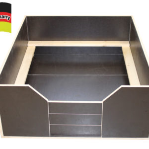 Easy-Hopper Wurfbox Komfort mit Welpenschutz 120x100cm