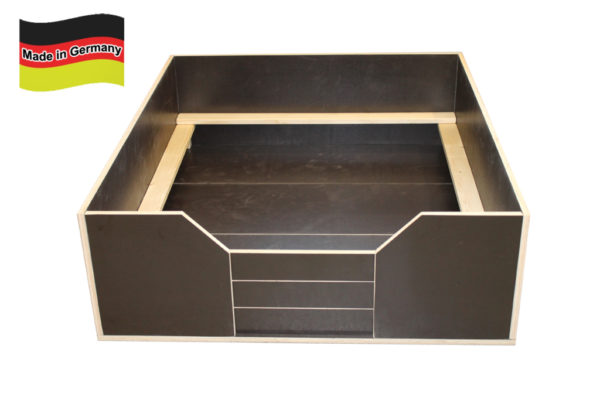 Easy-Hopper Wurfbox Komfort mit Welpenschutz 140x120cm