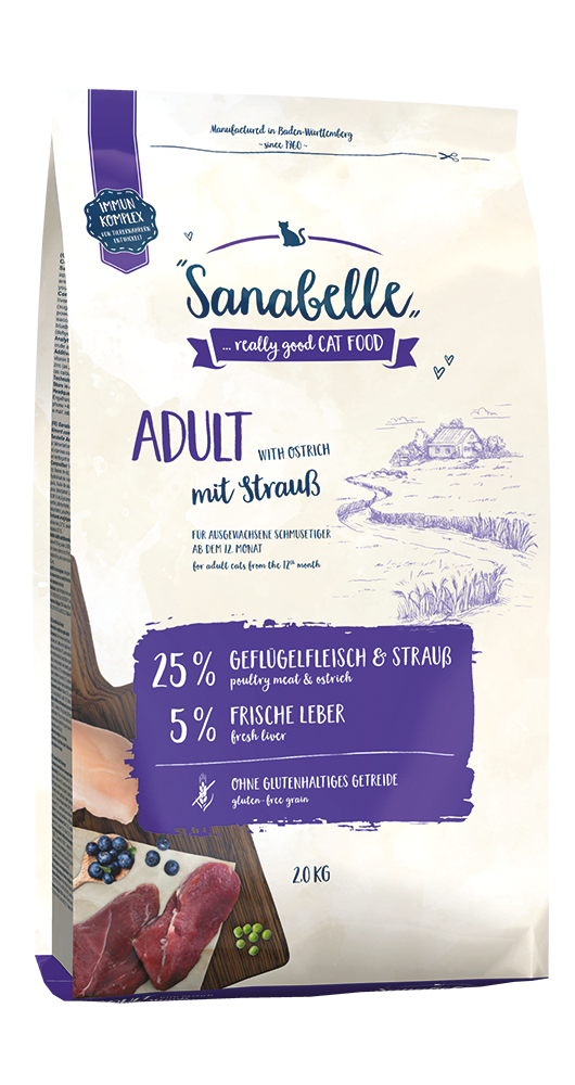 Sanabelle Adult Strauß 2kg