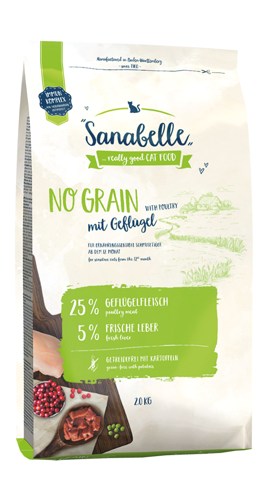 Sanabelle No Grain Geflügel 2kg