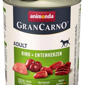 GranCarno Ad. Rind-Entenherz 800gD