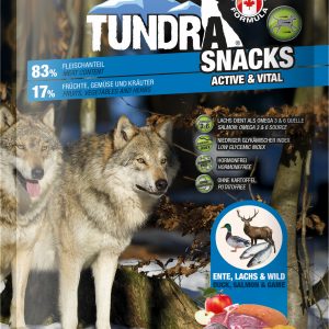 Tundra Dog Snack Active & Vital Ente, Lachs & Hirsch  100g