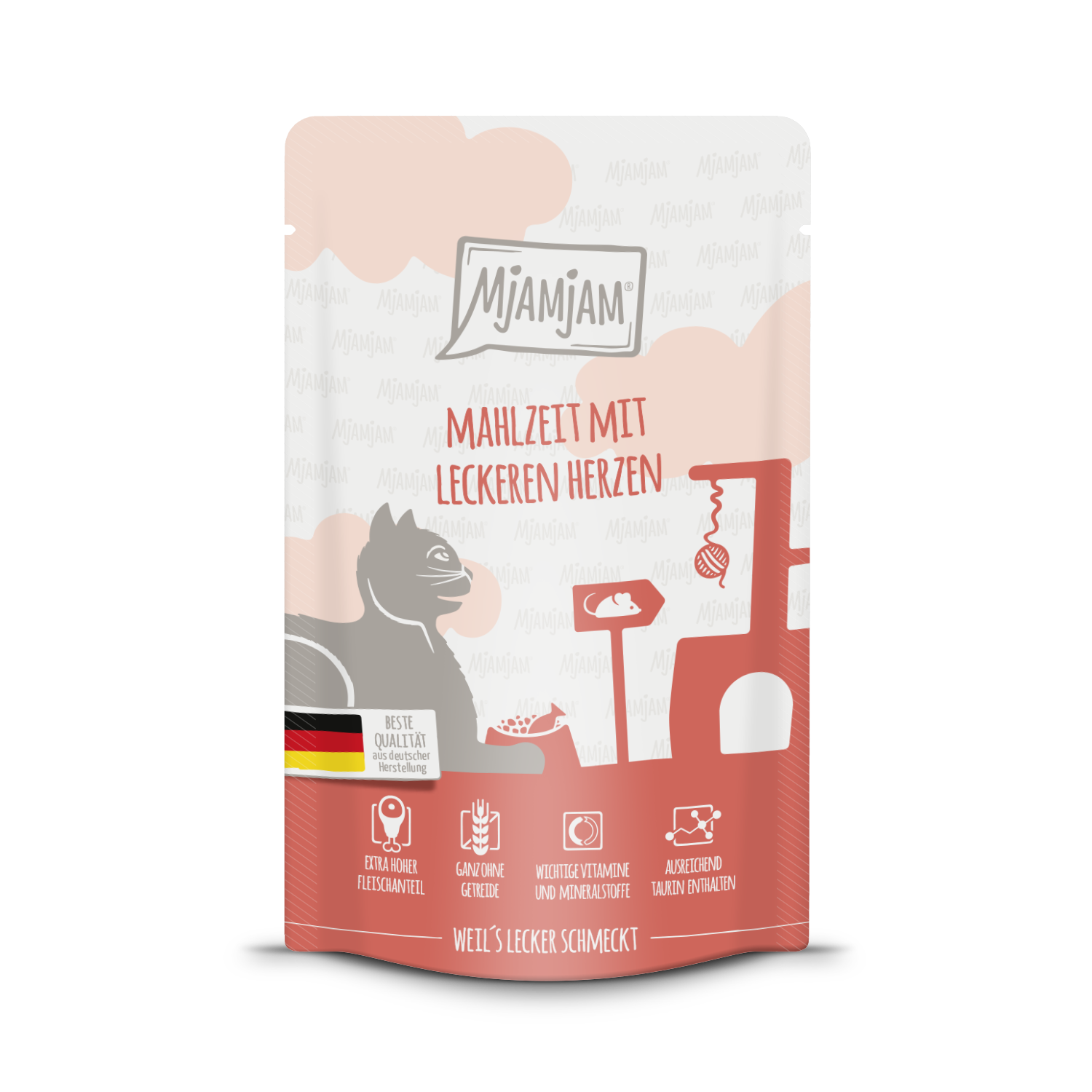 MjAMjAM Katze Mahlz.Herz 125gP