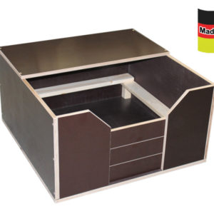 Easy-Hopper Wurfbox Komfort mit Welpenschutz 80x80cm