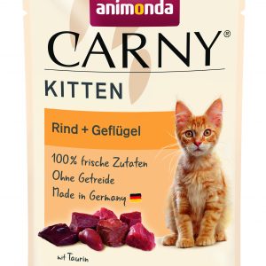 Carny Kitten Rind+Geflügl 85gP
