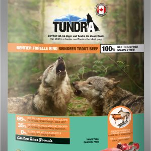 Tundra Dog Rentier, Forelle & Rind 750g