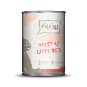 MjAMjAM Katze Mahlzeit Herzen 400gD