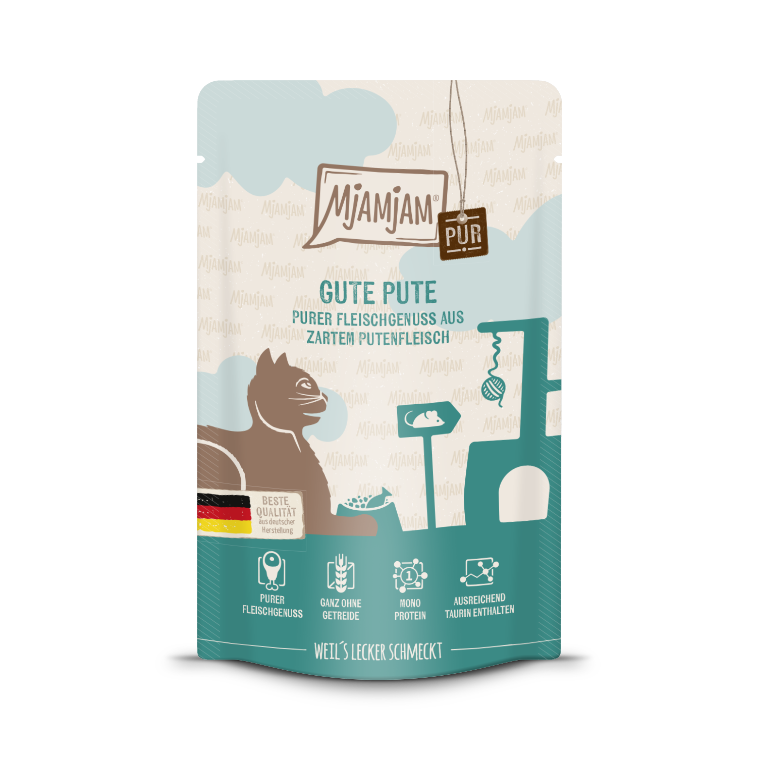 MjAMjAM Katze Pute pur 125gP