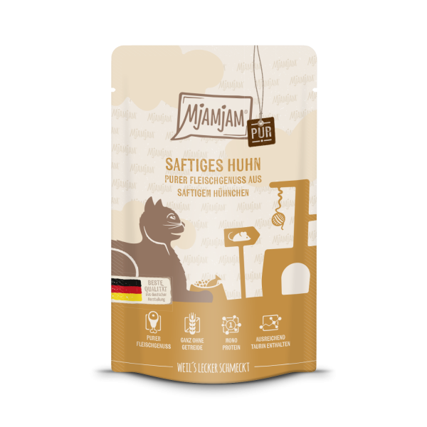 MjAMjAM Katze Huhn pur 125gP