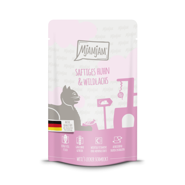 MjAMjAM Katze Huhn+Lachs 125gP