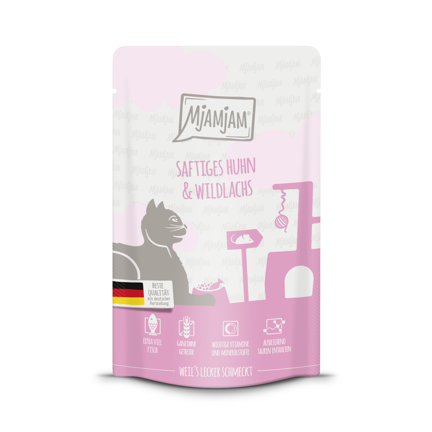 MjAMjAM Katze Huhn+Lachs 125gP