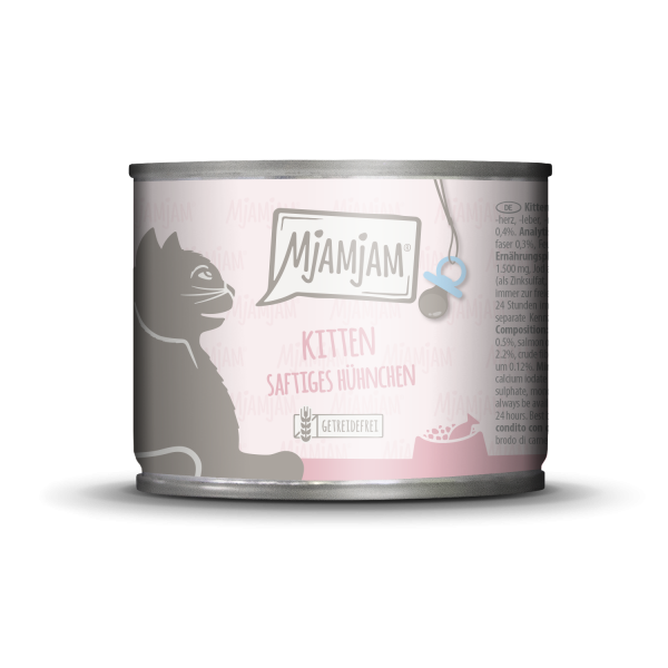 MjAMjAM Kitten Huhn+Lachsöl 200gD