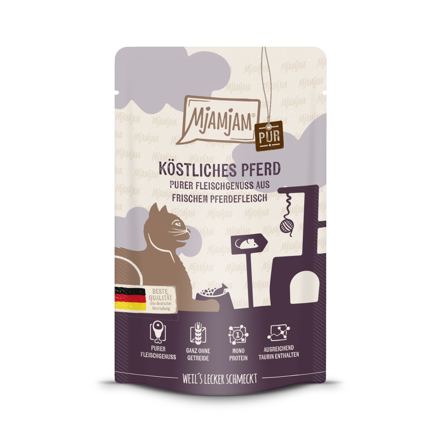 MjAMjAM Katze Pferd pur 125gP