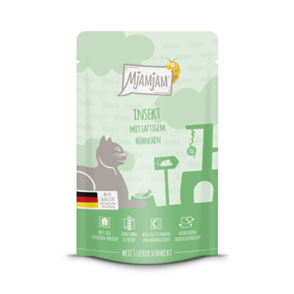 MjAMjAM Katze Insekt+Huhn125gP