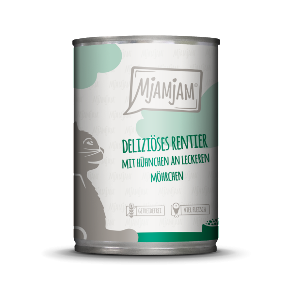 MjAMjAM Katze Rent+Huhn+Möhrchen 400gD