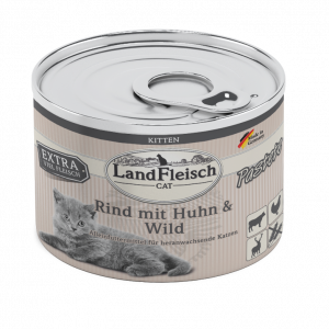 Landfleisch Cat Kitten Rind Huhn195gD