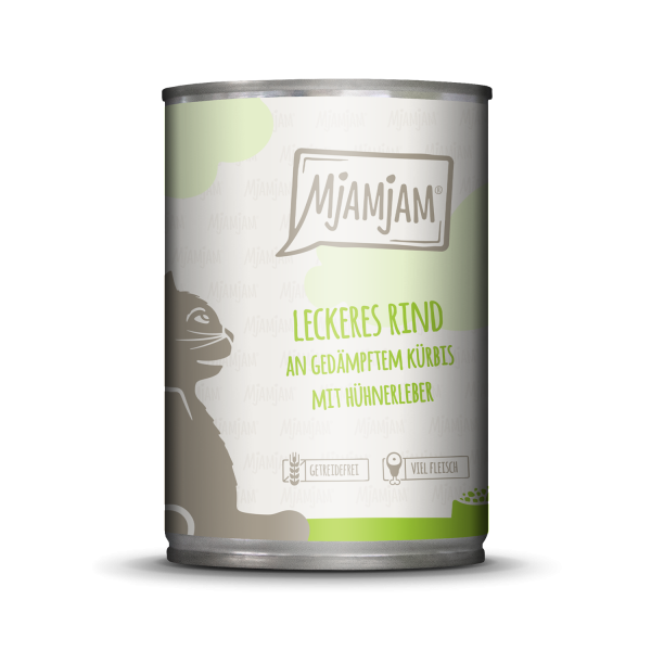 MjAMjAM Katze Rind+Kürbis 400gD
