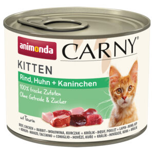 Carny Kitten Rind+Huhn+Kan 200gD