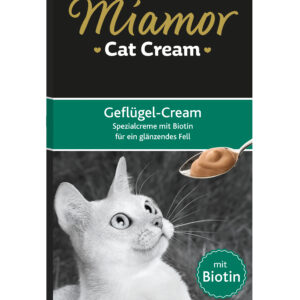 Miamor Snack Geflügel-Cream 6x15g