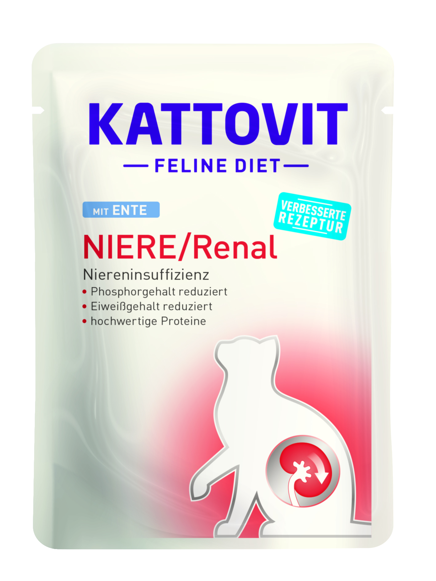Kattovit Diet Niere/Renal Ente 85gP