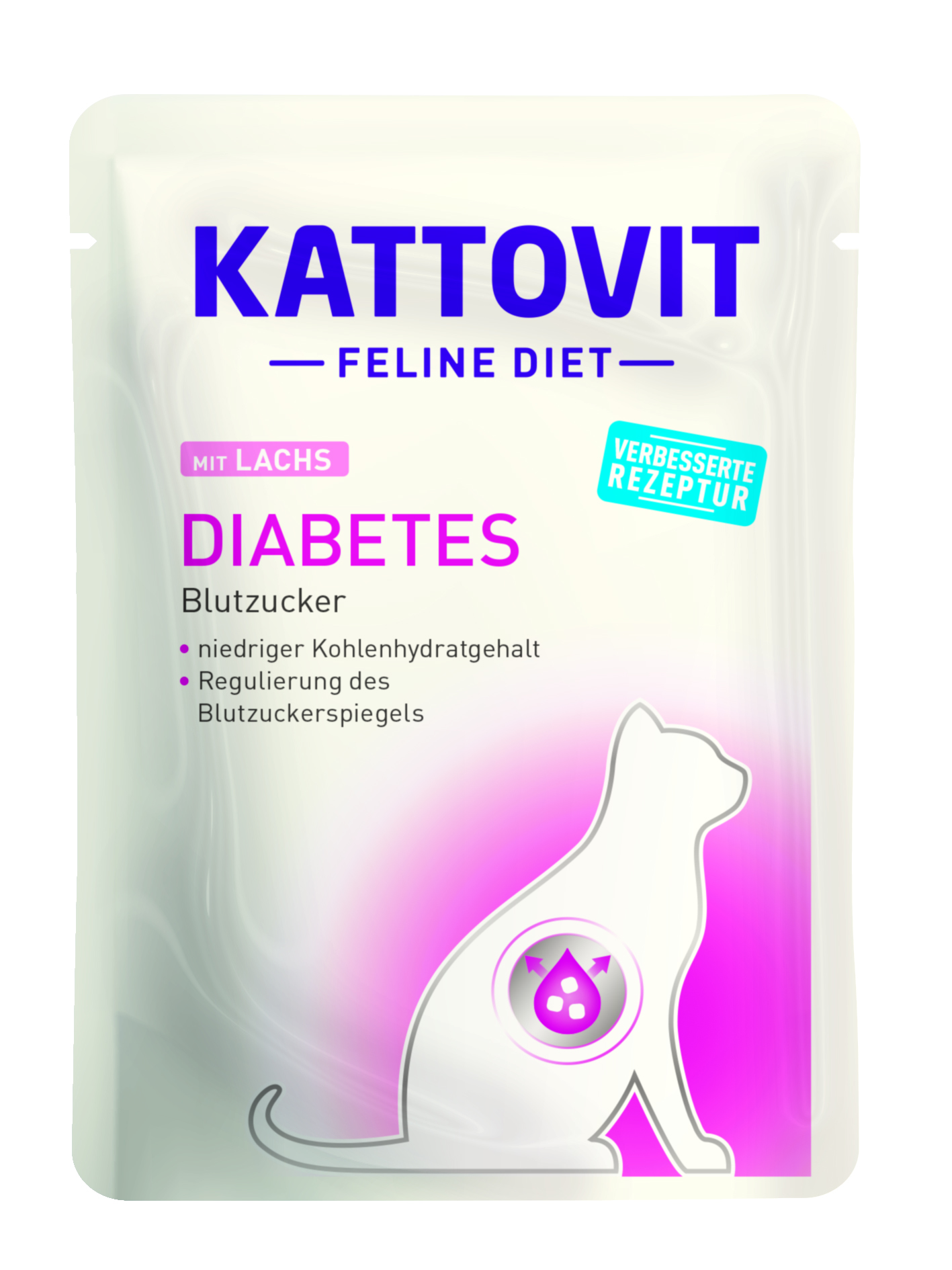Kattovit Diabetes Lachs 85gP