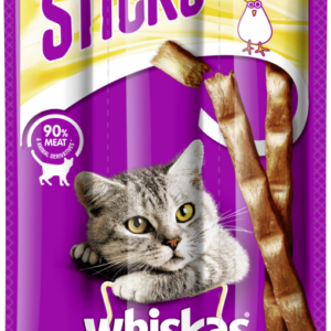 Whiskas Snacks Stick Reich an Huhn 6Stück