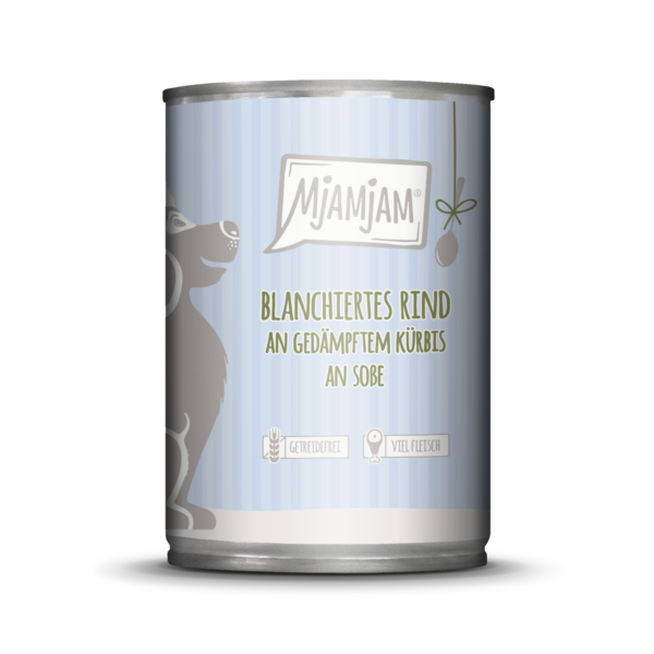 MjAMjAM Hund Rind+Kürb Soße 380gD