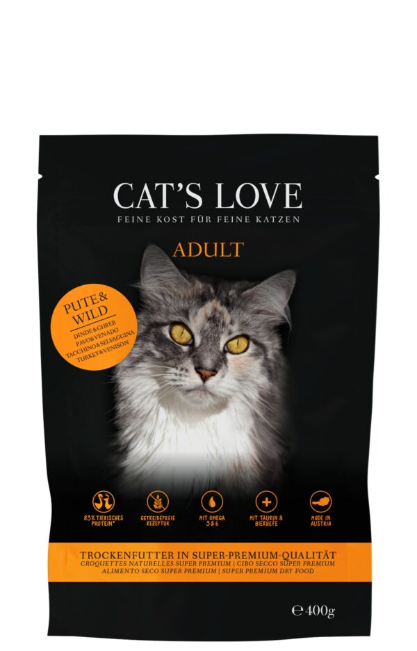 CATSLOVE Pute&Wild 400g