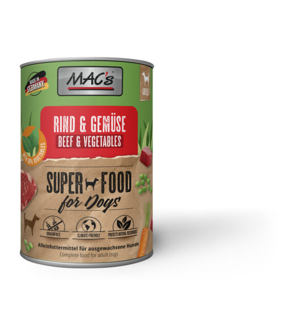 MAC's DOG Rind & Gemüse 400g