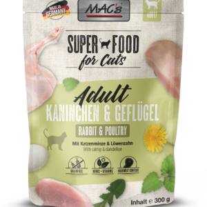 Macs Cat Pouch Kaninchen & Geflügel 300gP