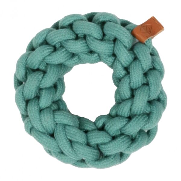 D&D Baumwollring Ben - blau - 13 x 13 x 4,5cm – Bild 3