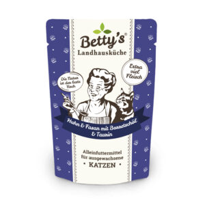 Betty's Katze Huhn & Fasan Borretschöl 100gP