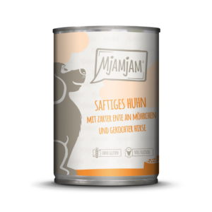 MjAMjAM Hund Huhn+Ente+Möhr+Hirse 400gD