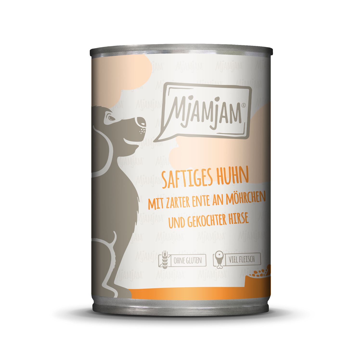 MjAMjAM Hund Huhn+Ente+Möhr+Hirse 400gD