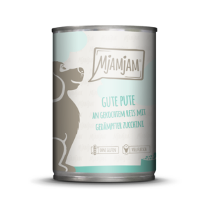 MjAMjAM Hund Pute+Reis+Zucchini 400gD