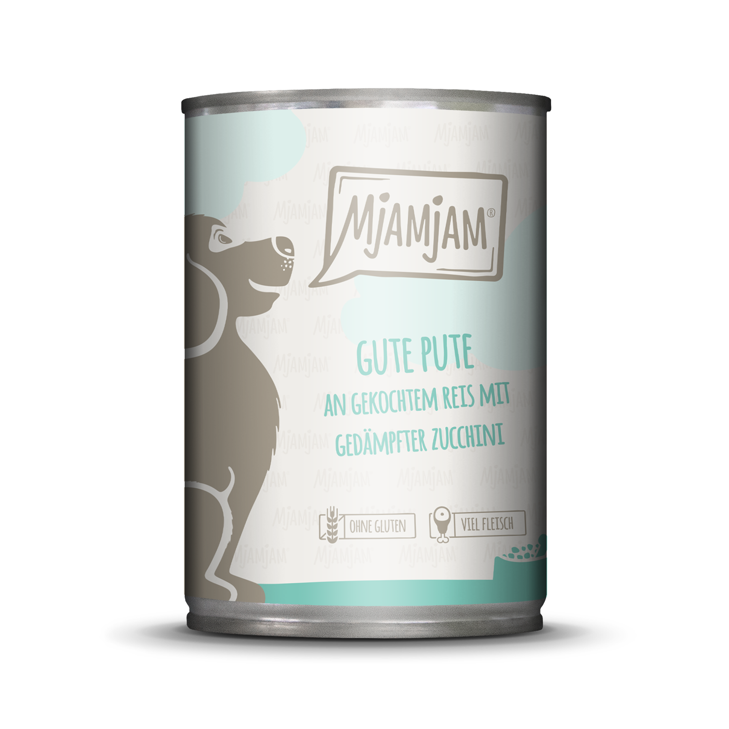 MjAMjAM Hund Pute+Reis+Zucchini 400gD