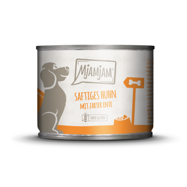 MjAMjAM Hund Huhn+Ente+Möhr+Hirse 200gD