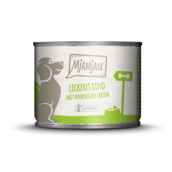 MjAMjAM Hund Rind+Kartoffeln+Erbs. 200gD