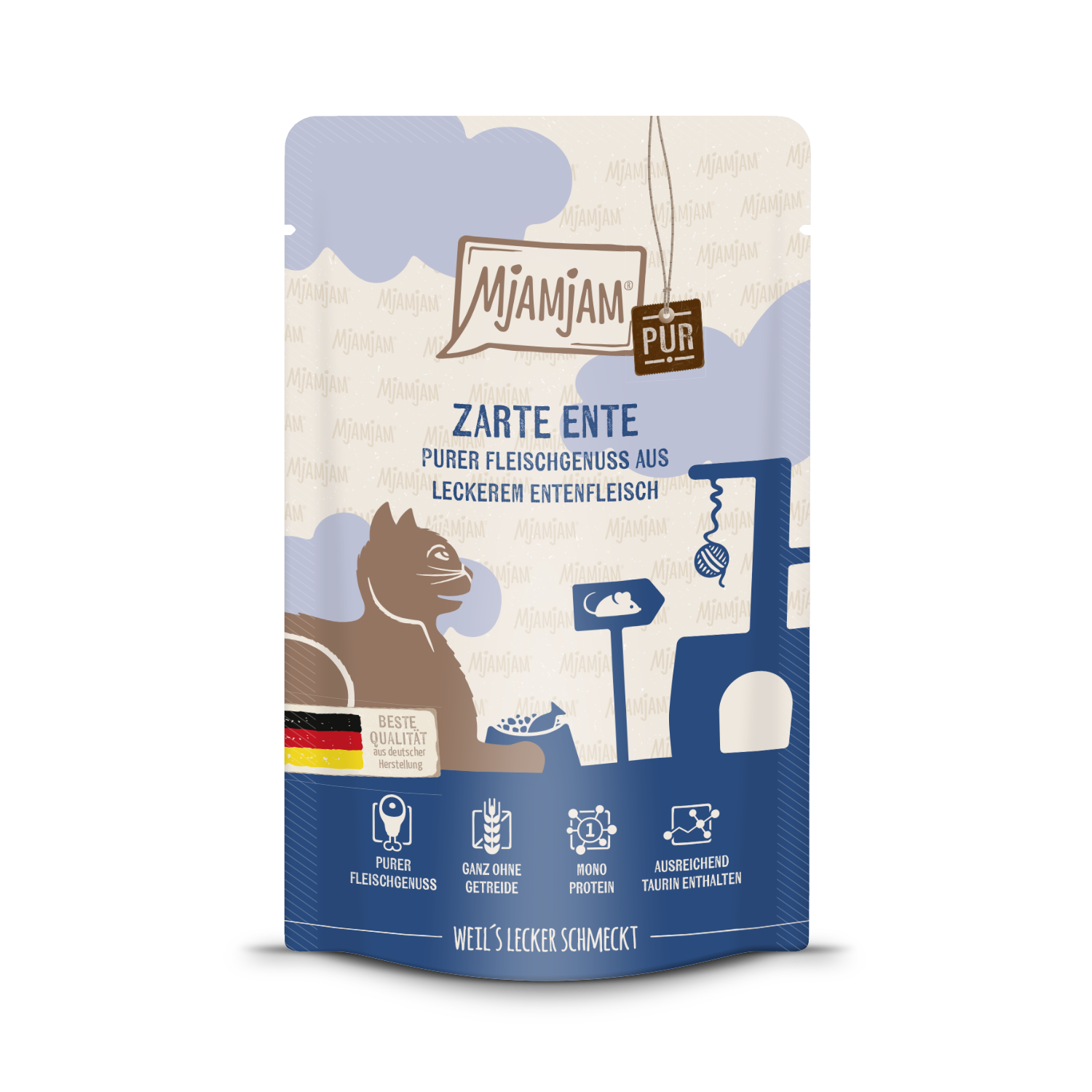 MjAMjAM Katze Ente pur 125gP