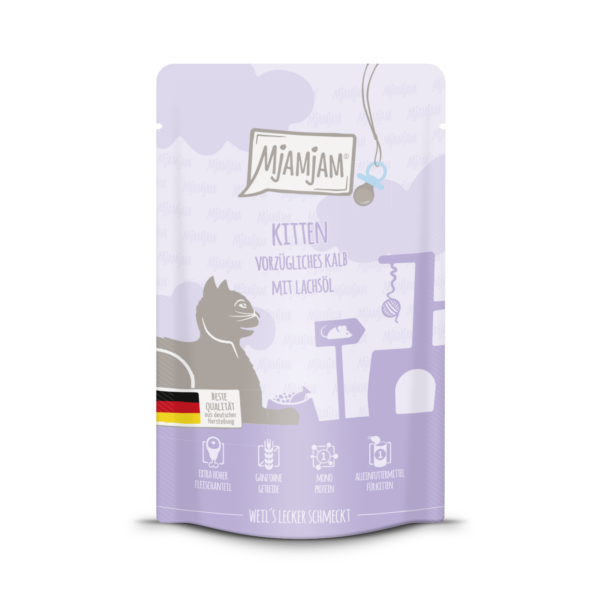 MjAMjAM Kitten Kalb+Laöl 125gP