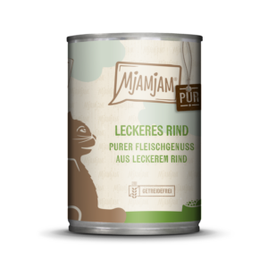 MjAMjAM Katze Rind pur 400gD