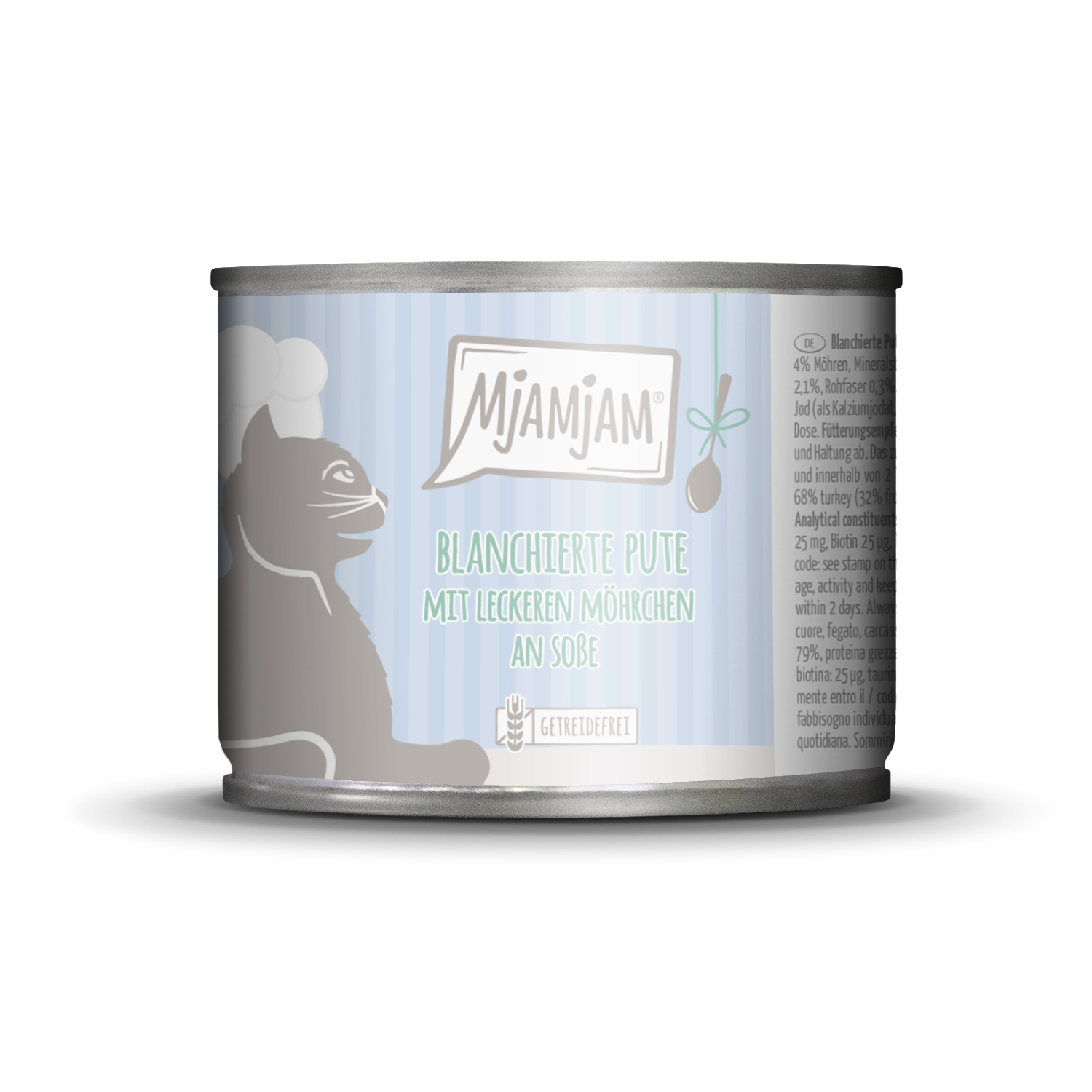 MjAMjAM Katze Pute+Möhre Soße 185gD