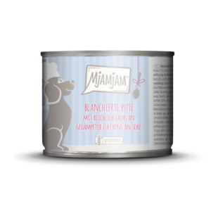 MjAMjAM Hund Pute+Lachs Soße 185gD