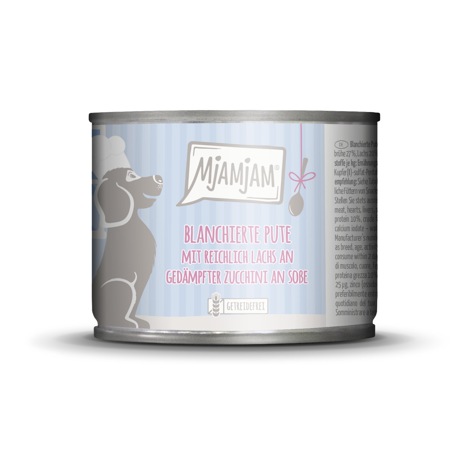 MjAMjAM Hund Pute+Lachs Soße 185gD