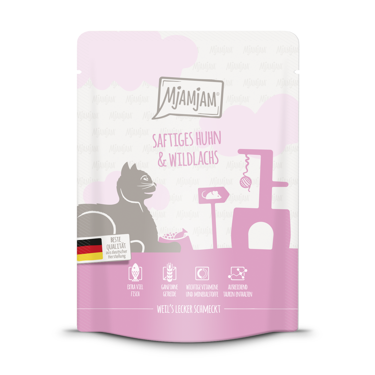 MjAMjAM Katze Huhn+Wildlachs 300gP