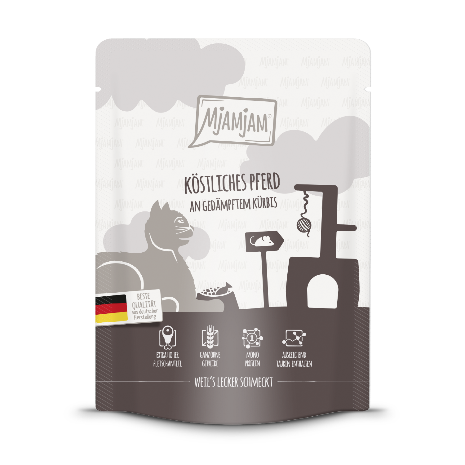 MjAMjAM Katze Pferd+Kürbis 300gP