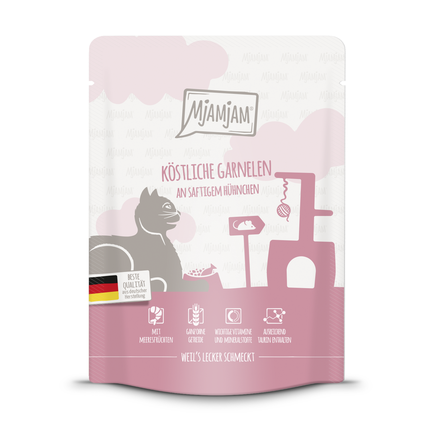 MjAMjAM Katze Garnelen+Hühnch 300gP
