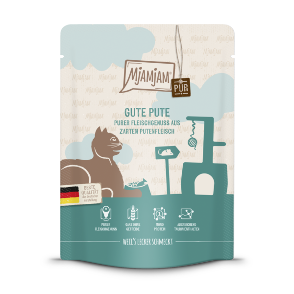 MjAMjAM Katze Pute pur 300gP