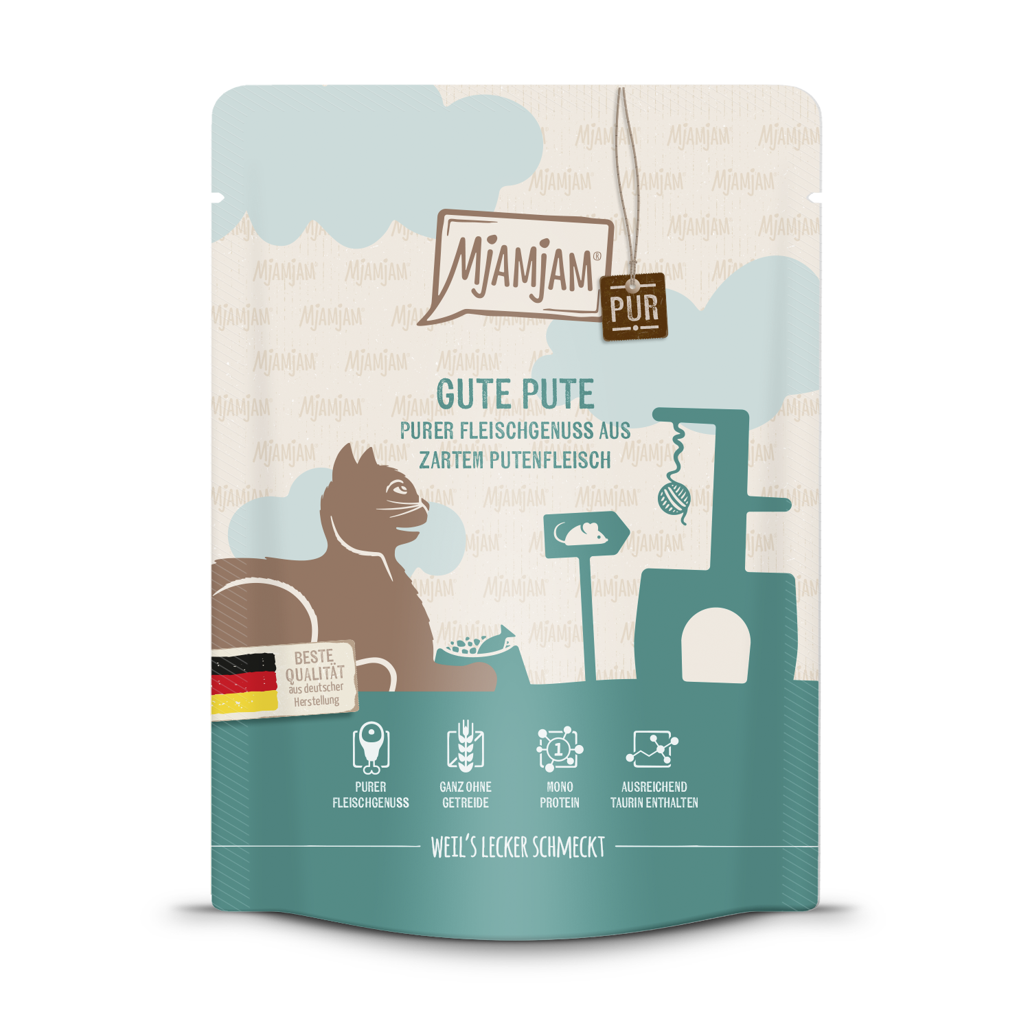 MjAMjAM Katze Pute pur 300gP