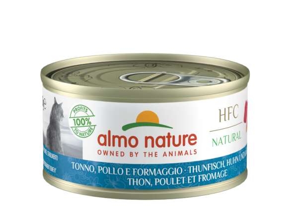 Almo Nature HFC Cat Thunfisch-Huhn-Käse 70gD